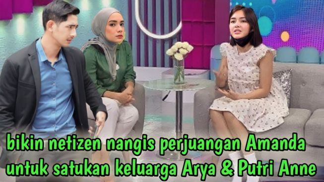 CEK FAKTA: Amanda Manopo Berjuang Satukan Keluarga Arya Saloka dan Putri Anne, Bikin Netizen Salut