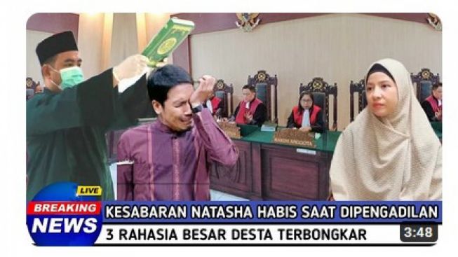 CEK FAKTA: Natasha Rizki Habis Kesabaran di Pengadilan Hadapi Desta Mahendra?