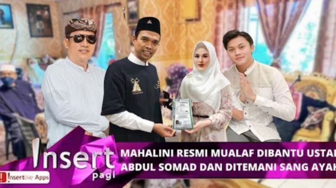 CEK FAKTA: UAS Menuntun Mahalini Jadi Mualaf, Persiapan Menikah dengan