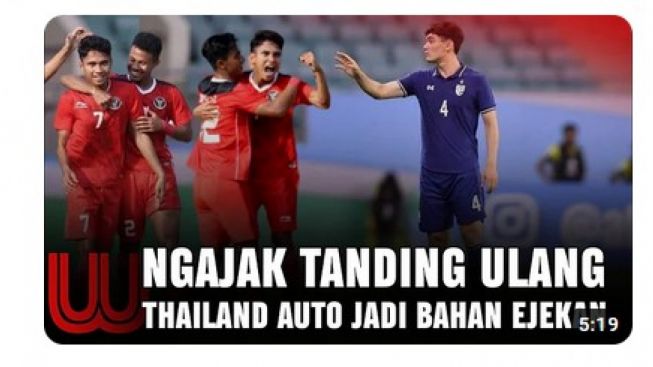 CEK FAKTA: Timnas Thailand Bakal Tanding Ulang Lawan Indonesia Karena Kalah di Cabor Sepak Bola Putra SEA Games 2023?