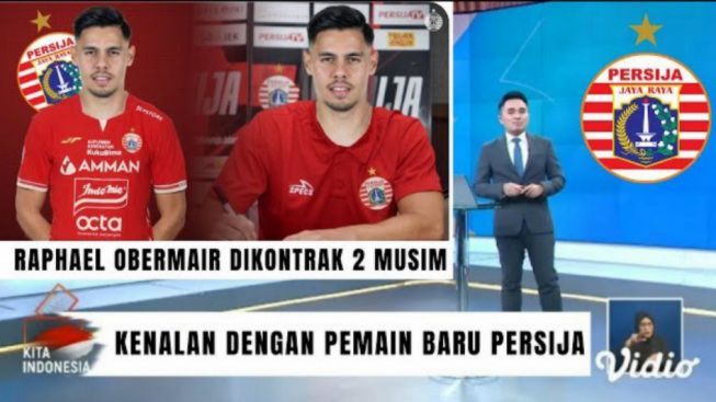 Cek Fakta: Welcome! Raphael Obermair Dikontrak Persija 2 Musim