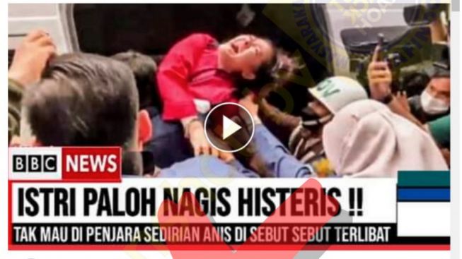 CEK FAKTA: Istri Tokoh Partai Masuk Penjara, Sebut-Sebut Anies Baswedan Terlibat Kasus BTS Jhonny G Plate?