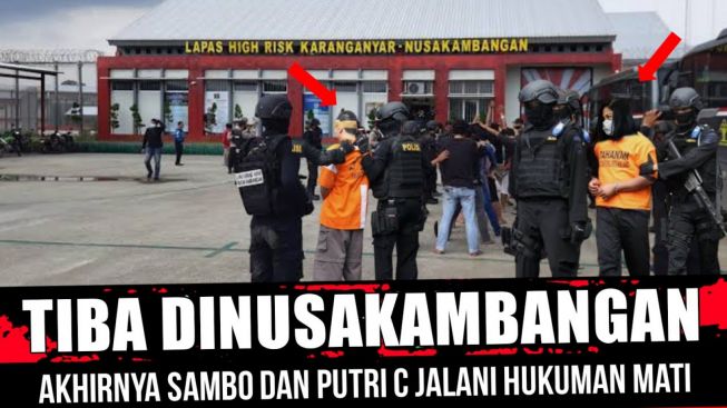 CEK FAKTA: Akhirnya Ferdy Sambo dan Putri Candrawathi Tiba di Nusakambangan Sebelum Temui Ajalnya