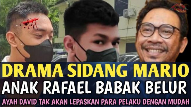 CEK FAKTA: Kecelakaan di Sidang Perdana, Mario Dandy Babak Belur hingga Kepala Berdarah