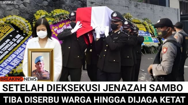 CEK FAKTA: Pagi Tadi Jenazah Ferdy Sambo Tiba di Rumah Duka, Langsung Diserbu Warga hingga Dijaga Ketat