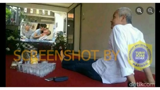 CEK FAKTA: Benarkah Media Kredibel Unggah Foto Ganjar Pranowo Tengah Nonton Film Dewasa?