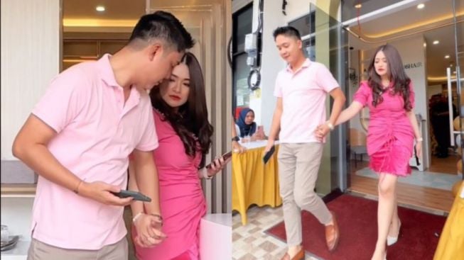 Pakai Rok Mini, Nathalie Giliran Digandeng TikToker Ganteng, Warganet: Udah Buka Mah Bebas