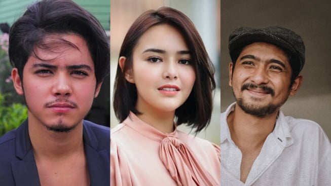 Amanda Manopo Hadiri Gala Premiere Indigo Ditemani Aliando Syarief dan Arya Saloka, Benarkah?