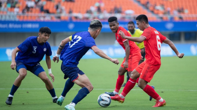 Disayangkan, Timnas Indonesia Tunduk 0-1 dari Taiwan di Asian Games 2022 Meski Sederet Peluang Terbuka