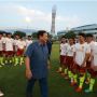 Menhan RI Terbang ke Qatar, Kunjungi Para Pemain Bola Garudayaksa-Persib di Aspire Academy