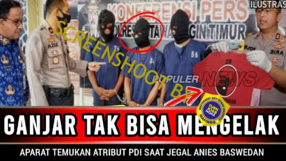 Cek Fakta Ganjar Pranowo Berikan Mandat Agar Atribut Anies Baswedan Di