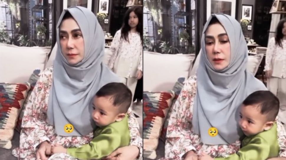 Lagi Peluk Cipung Raut Wajah Mama Amy Jadi Perbincangan Warganet