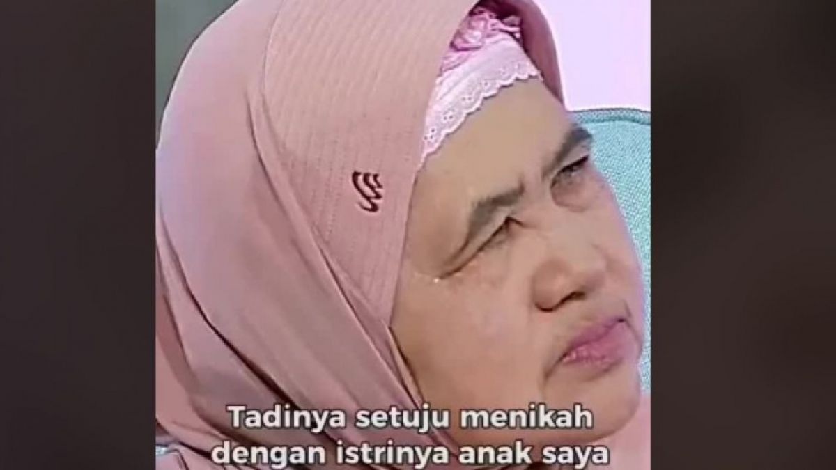 Video seorang ibu mertua yang bertanya kepada Mamah Dedeh soal menantunya viral, sang menantu pun me [tikok]