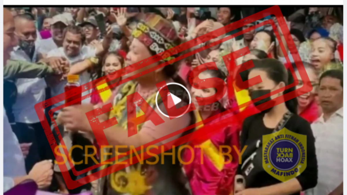 Thumbnail video Ida Dayak dapat penghargaan dari Presiden Jokowi. [Facebook]]