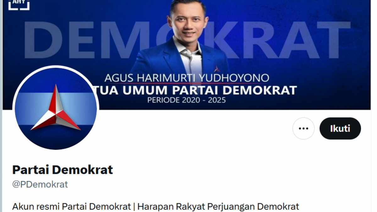 Waduh Akun Resmi Partai Demokrat Kehilangan Banyak Followers Cuma