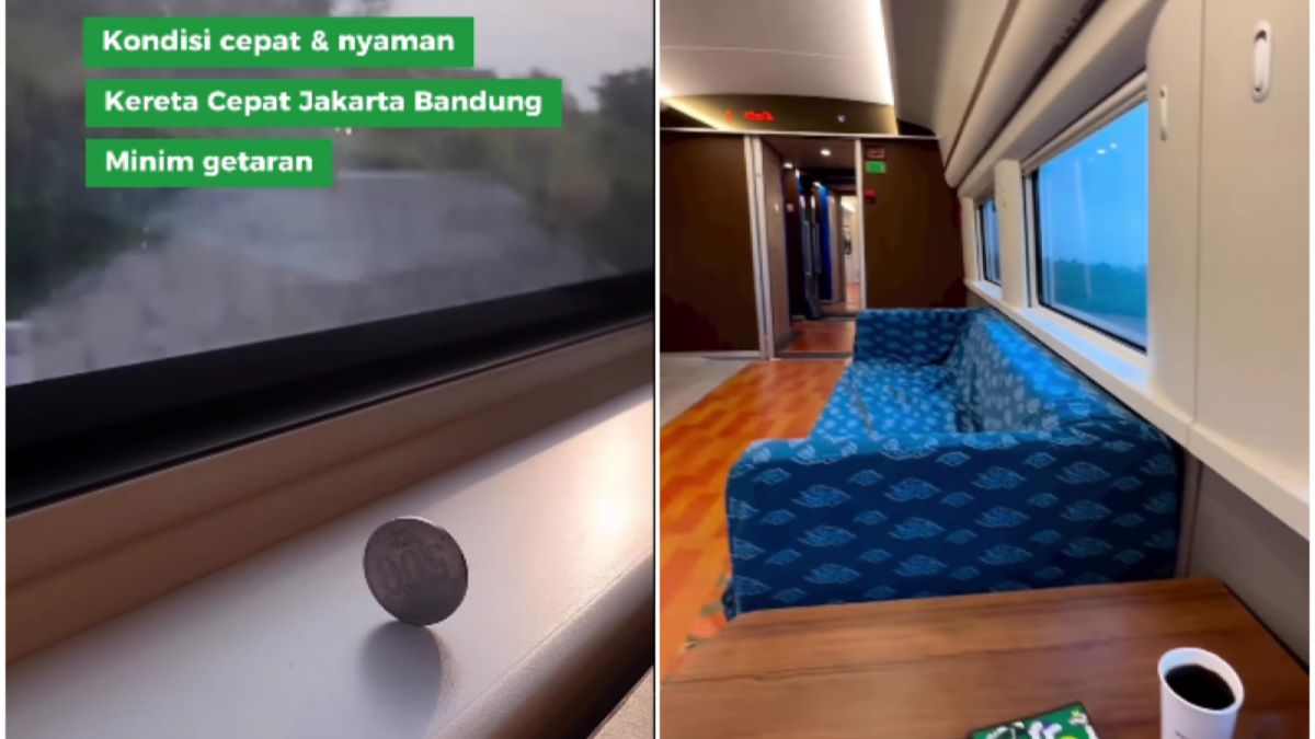 Ridwan kamil uji coba Kereta Cepat Jakarta Bandung. (Instagram ridwankamil).