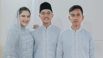 Pamer Foto Bertiga, Ekspresi Gibran Berbeda, Kaesang dan Kahiyang Senyum Lebar: Anak Pertama Banyak Beban