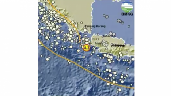 Gempa Banten Magnitudo 4,2 Guncang Sumur, Getaran Terasa Hingga Cibaliung dan Munjul Pandeglang
