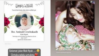 Aminah Cendrakasih Meninggal Dunia, Cornelia Agatha: Selamat Jalan Mak Nyak, Cintaku Selalu Untukmu