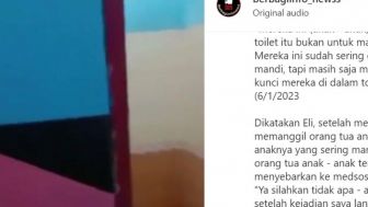 Viral 3 Bocah Perempuan Diduga Disekap di Toilet SPBU, Penyebabnya Sepele