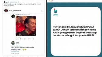 Bantah Pecat Karyawannya yang Viral Cuit Ingin Timpuk Bibir Jokowi, UNIBI: Mengundurkan Diri