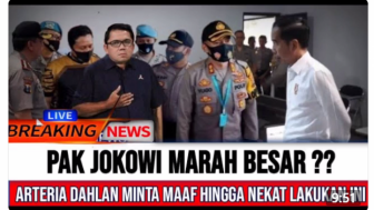 Cek Fakta: Jokowi Marah Besar, Arteria Dahlan Terancam Dipenjara, Benarkah?