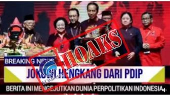 CEK FAKTA: Presiden Jokowi Hengkang dari PDIP, Benarkah?