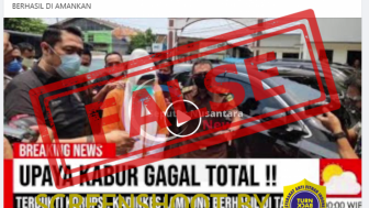 CEK FAKTA: Terbukti Korupsi, Kadinkes Lampung Diamankan KPK, Benarkah?