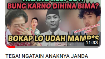 Cek Fakta: TikToker Bima Hina Presiden Soekarno, Bakal Dipolisikan oleh Megawati Soekarnoputri, Benarkah?