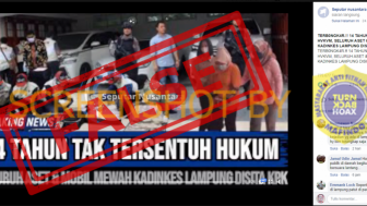 CEK FAKTA: 14 Tahun Kadinkes Lampung Tak Tersentuh Hukum, Seluruh Aset dan Mobil Mewah Disita KPK, Benarkah?