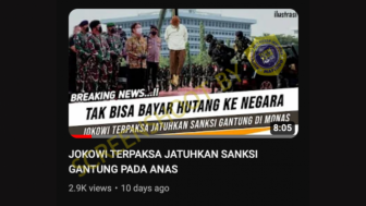 CEK FAKTA: Presiden Jokowi Gantung Anas Urbaningrum di Monas Karena Tak Bisa Bayar Hutang ke Negara, Benarkah?