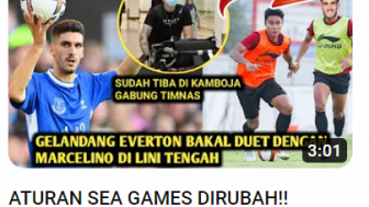 Cek Fakta: Aturan SEA Games 2023 Diubah, Pemain Everton Dipanggil Bela Timnas Indonesia, Benarkah?