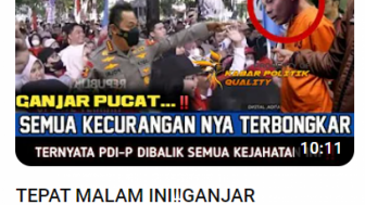 Cek Fakta: Ganjar Pranowo Pucat, Semua Kecurangan Terbongkar, PDI P Dibalik Semua Kejahatan, Benarkah?