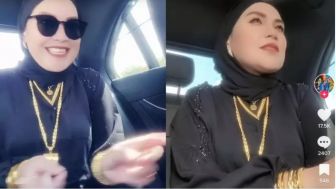 Ibu Ayu Ting Ting Jadi Gunjingan Netizen Karena Pakai Kalung dan Gelang Emas Ukurannya Besar: Kayak OKB