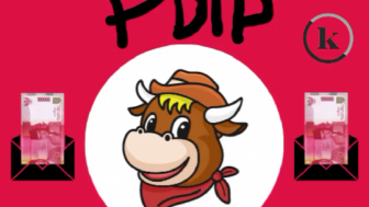 Kocak! Pria Ini Rebranding Logo PDI P, Bantengnya Berubah Jadi Sapi Dikemasan Sosis