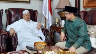 Sowan ke Wapres ke-9 Hamzah Haz, Cak Imin Tanya Cara Jadi Presiden