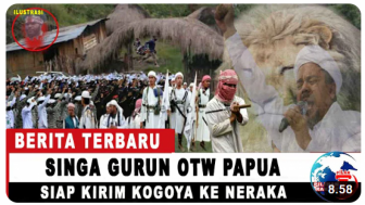 Cek Fakta: Rizieq Shihab Berangkat ke Papua, Siap Kirim Egianus Kogoya ke Neraka, Benarkah?