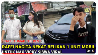 Cek Fakta: Raffi Ahmad Belikan Mobil kepada Vicky Pelajar Viral karena Jalan Kaki Sejauh 16 KM untuk Sekolah