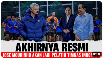 Cek Fakta: PSSI Resmi Tunjuk Jose Mourinho jadi Pelatih Timnas Indonesia, Benarkah?
