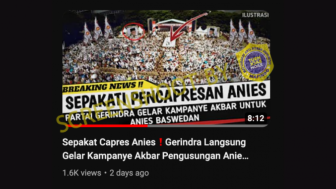 CEK FAKTA: Gerindra Gelar Kampanye Akbar Usung Anies Baswedan, Benarkah?