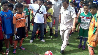 Kalau Pensiun Jadi Menhan, Prabowo Subianto Pernah Punya Cita-cita Bikin Klub Bola Bernama Nusantara United