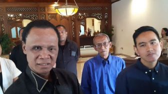 Sambangi Balai Kota Surakarta, Hercules Dukung Gibran Maju Pilkada DKI 2024