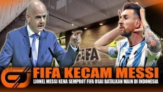 CEK FAKTA: Presiden FIFA Kecam Lionel Messi Karena Tidak Main di Indonesia, Benarkah?