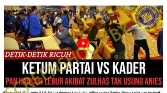 CEK FAKTA: Ketum Partai Vs Kader, Ribuan Kader PAN Ngamuk Zulhas Usung Ganjar Pranowo Bukan Anies Baswedan