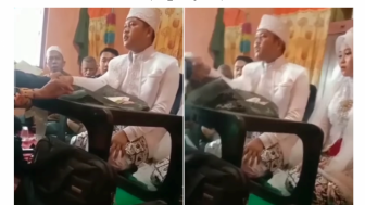 Terlalu Bersemangat, Video Pria Ijab Qobul Sampai Pecahkan Meja Kaca Viral