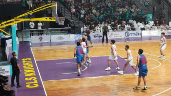 Saat Timnas Basket Indonesia Menang Tipis Lawan Uni Emirat Arab di International Basketball Invitational