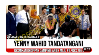 Diresmikan Sore Ini, Yenny Wahid Sepakat Khofifah Dampingi Anies Baswedan di Pilpres 2024, Benarkah?