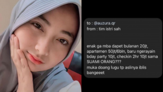 Cantik Berhijab, Selebgram Auzura Dituduh Jadi Pelakor, Istri Sah: Muka Lugu tapi Aslinya Iblis