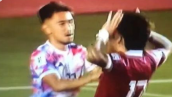 Gaya Tengil Saddil Ramdani saat Cetak Gol Lawan Filipina, Bikin Pemain Lawan Nyaris Baku Hantam