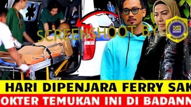 CEK FAKTA: Ferry Irawan Dilarikan ke Rumah Sakit Usai 4 Hari Dipenjara, Benarkah?